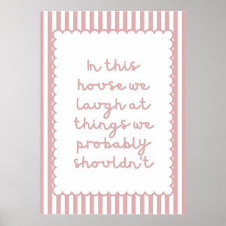 In This House We Laugh Poster