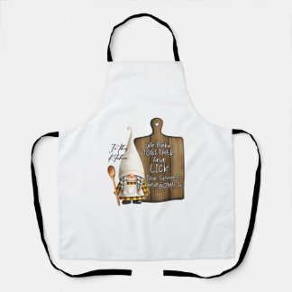 In This Kitchen We Bake Together Apron