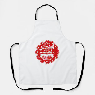 In This Kitchen We Make Messes And Memories Apron