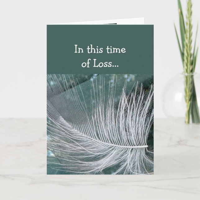 In this Time of Loss, Scripture God's Peace Card (Front)