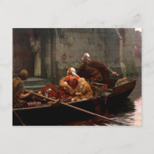 In Time of Peril, c. 1897 by Edmund Leighton Postcard