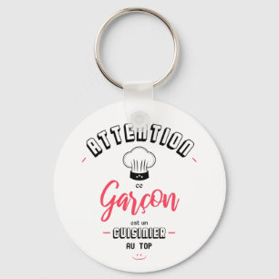 In top form cook attention keychain