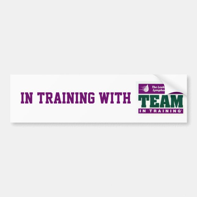In training with TNT Bumper Sticker (Front)