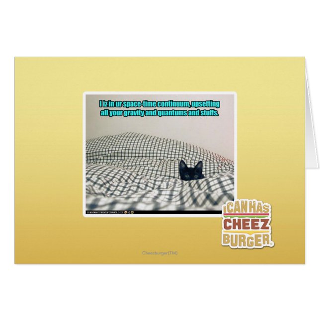 In ur Space Time Continuum (Front Horizontal)