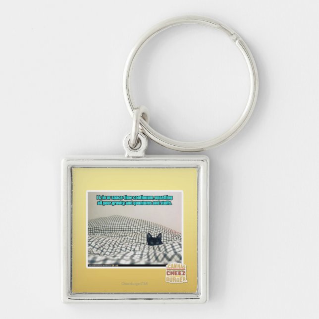 In ur Space Time Continuum Keychain (Front)