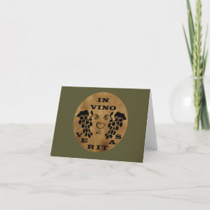 In vino veritas card