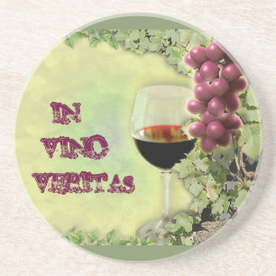 In Vino Veritas Coaster