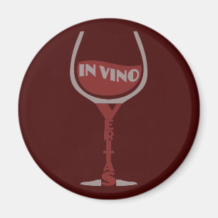 In Vino Veritas custom magnet