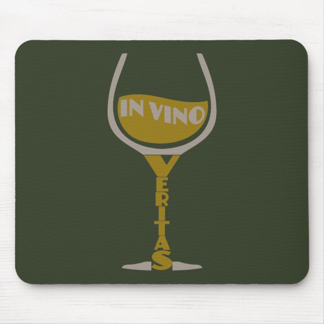 In Vino Veritas custom mousepad (Front)