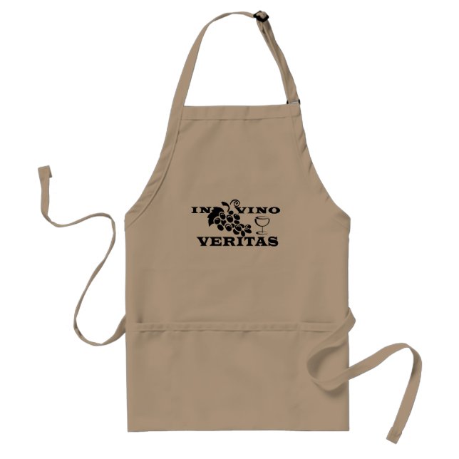 In vino veritas standard apron (Front)