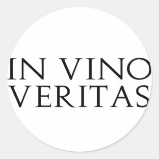 In Vino Veritas Stickers