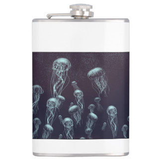in Vinyl eingeschlagener Flachmann Hip Flask