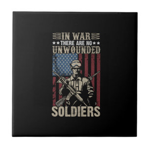 in war there are no unwounded soldiers tile