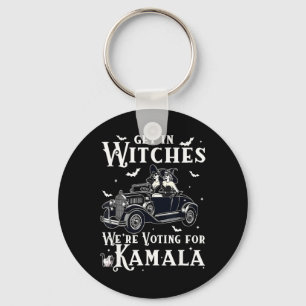 In Witches We're Voting For Kamala Halloween Elect Keychain