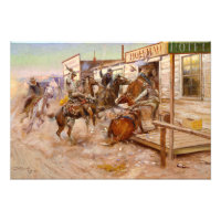 In Without Knocking, 1909 by Charles M Russell