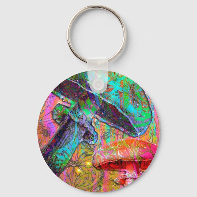 In Wonderland IV Keychain (Front)