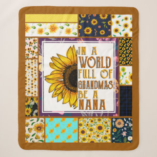 "In World Full Of Grandmas Be A Nana Blanket