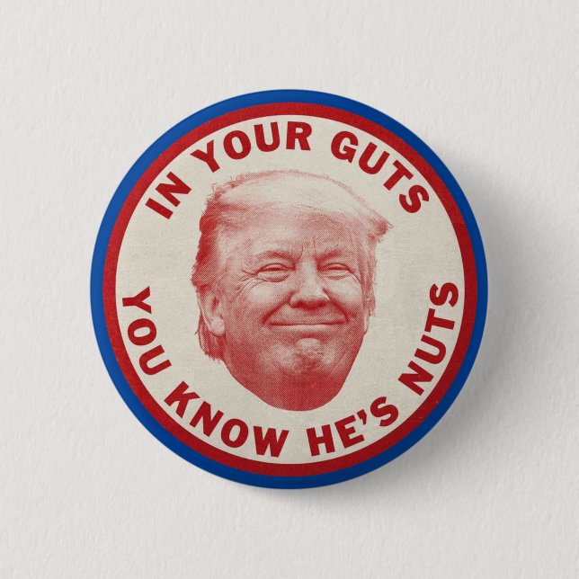 in your guts 2 inch round button (Front)
