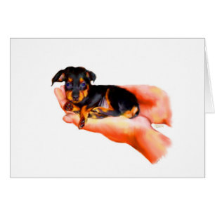 In Your Hands (Puppy) Card