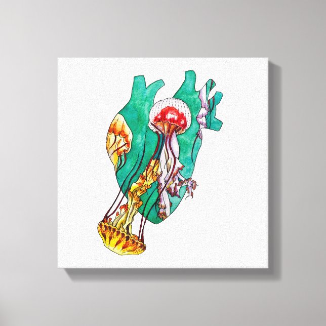 in your heart canvas print (Front)