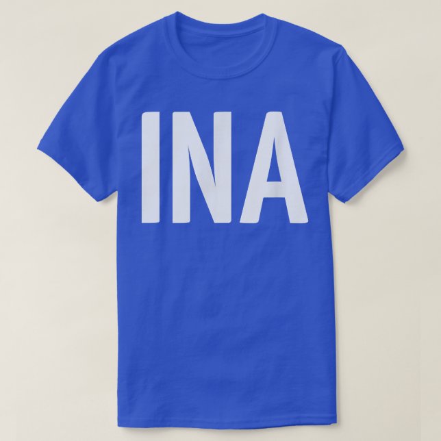 INAArgentina Three Part DesignArgentinian Flag Par T-Shirt (Design Front)