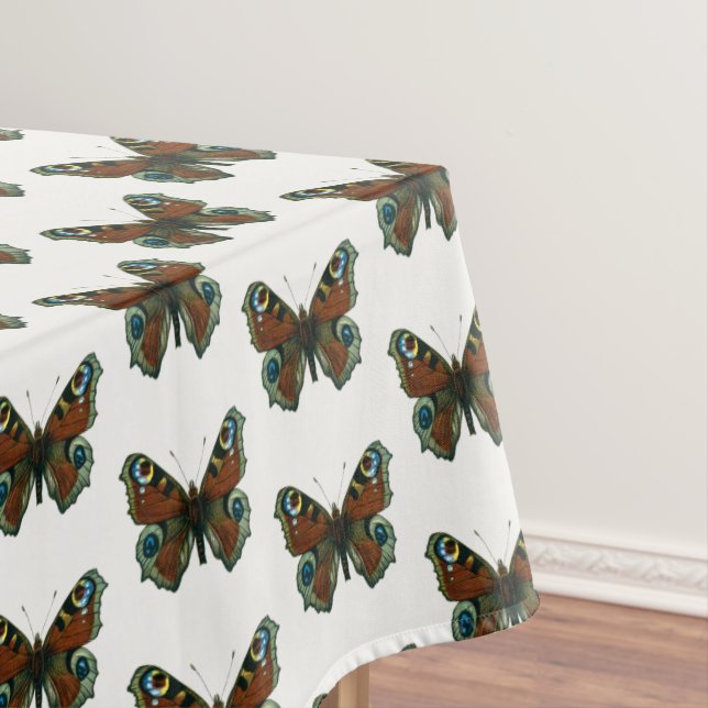 Inachis io - The European Peacock Butterfly Tablecloth (In Situ)