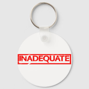 Inadequate Stamp Keychain