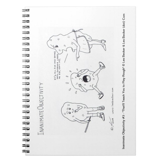 Inanimate Objectivity #3 - Notepad Notebook (Front)