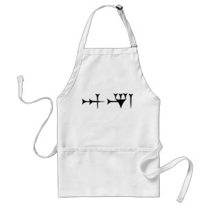 Inanna Cuneiform Standard Apron