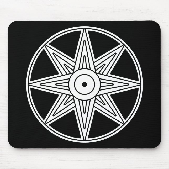 Inanna Star Symbol Mouse Pad (Front)