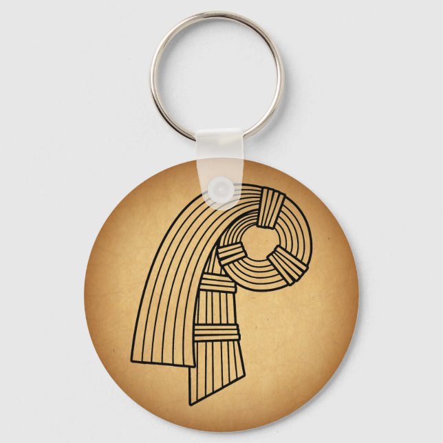 Inanna's Knot Keychain (Front)