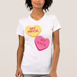 Inappropriate Conversation Candy Hearts T-Shirt