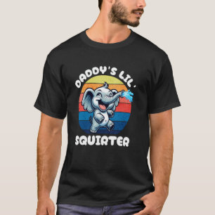 Inappropriate Funny Daddy's Lil Squirter Embarrass T-Shirt