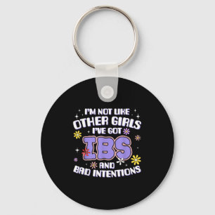 Inappropriate Funny Ibs Meme Embarring Adult Humor Keychain
