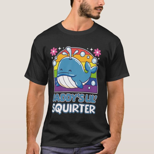 Inappropriate Funny Squirter Embarrassing Joke Sar T-Shirt (Front)