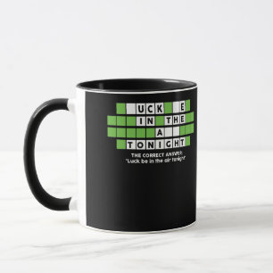 Inappropriate Humor Puzzle Luck Be In The Air Mug