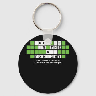 Inappropriate Humour Puzzle Luck Be In The Air Keychain