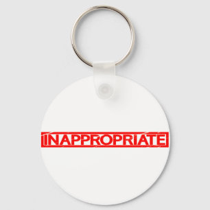 Inappropriate Stamp Keychain