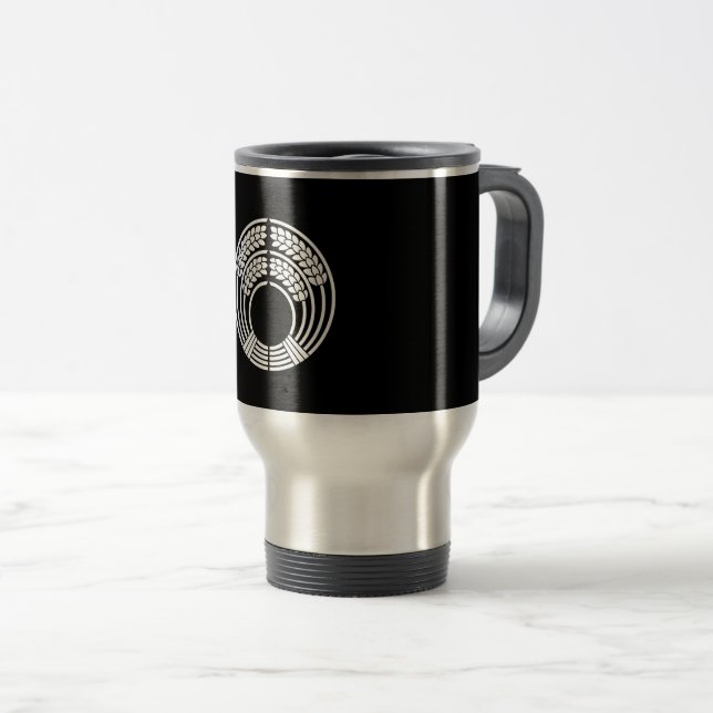 Inari embracing rice travel mug (Front Right)