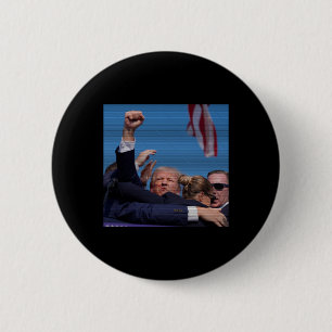 Ination Attempt - Trump's Rally Pennsylvania Attem 2 Inch Round Button