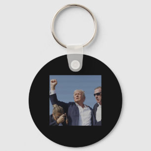 Ination Attempt - Trump's Rally Pennsylvania Attem Keychain