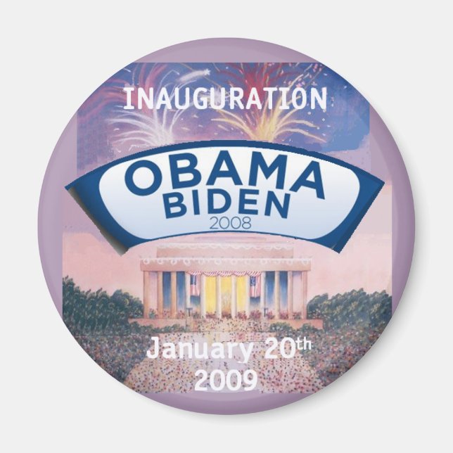 INAUGURAL 2009 Magnet (Front)