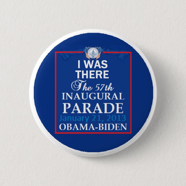 Inaugural 2013 2 inch round button (Front)