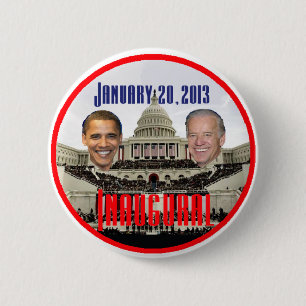 Inaugural 2013 2 inch round button