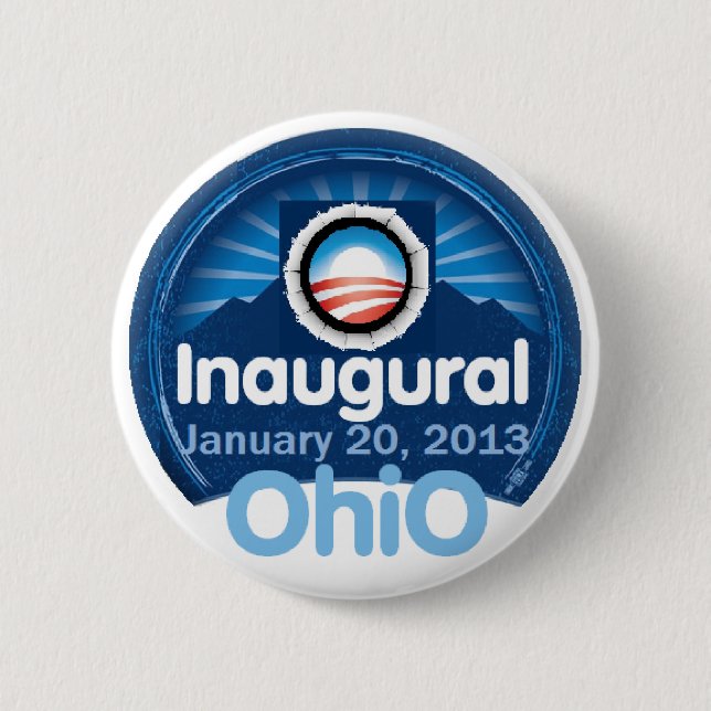 Inaugural 2013 2 inch round button (Front)