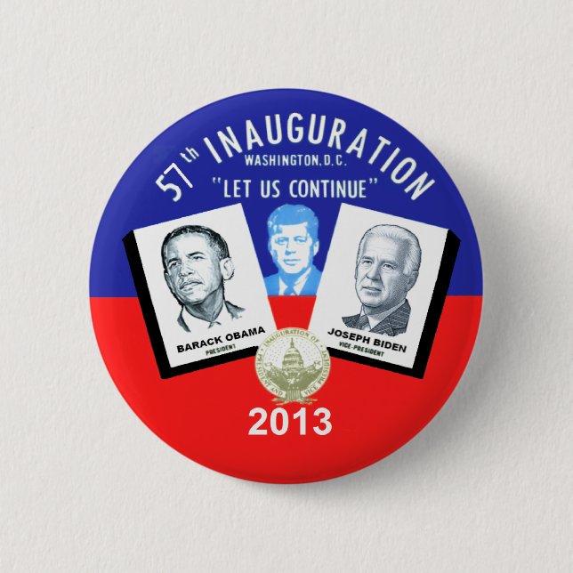 Inaugural 2013 Button (Front)