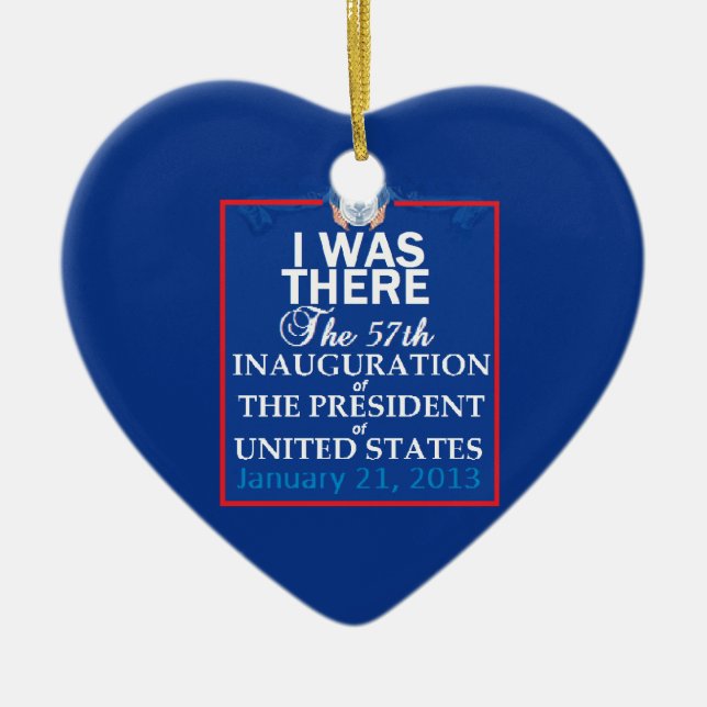 Inaugural 2013 ceramic ornament (Front)