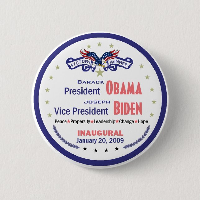 Inaugural Button (Front)
