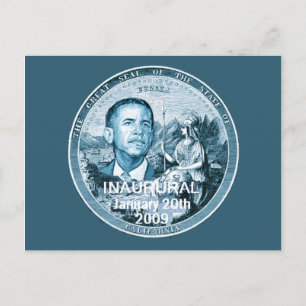 Inaugural CALIFORNIA Postcard