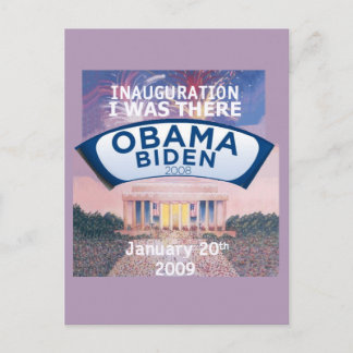 Inaugural I Was There Postcard